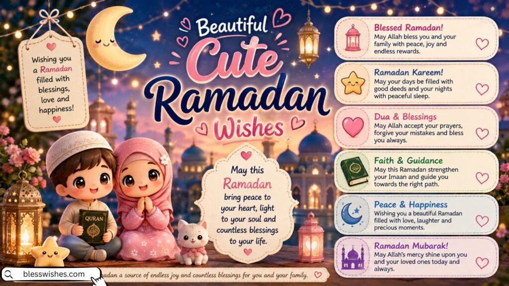 Beautiful Cute Ramadan Wishes
