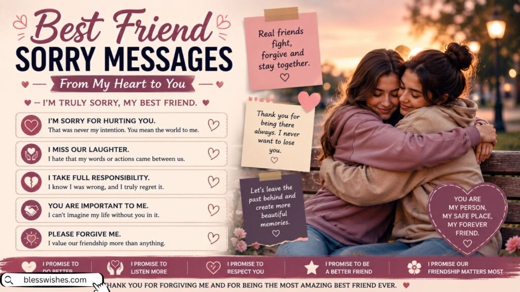 Best Friend Sorry Messages