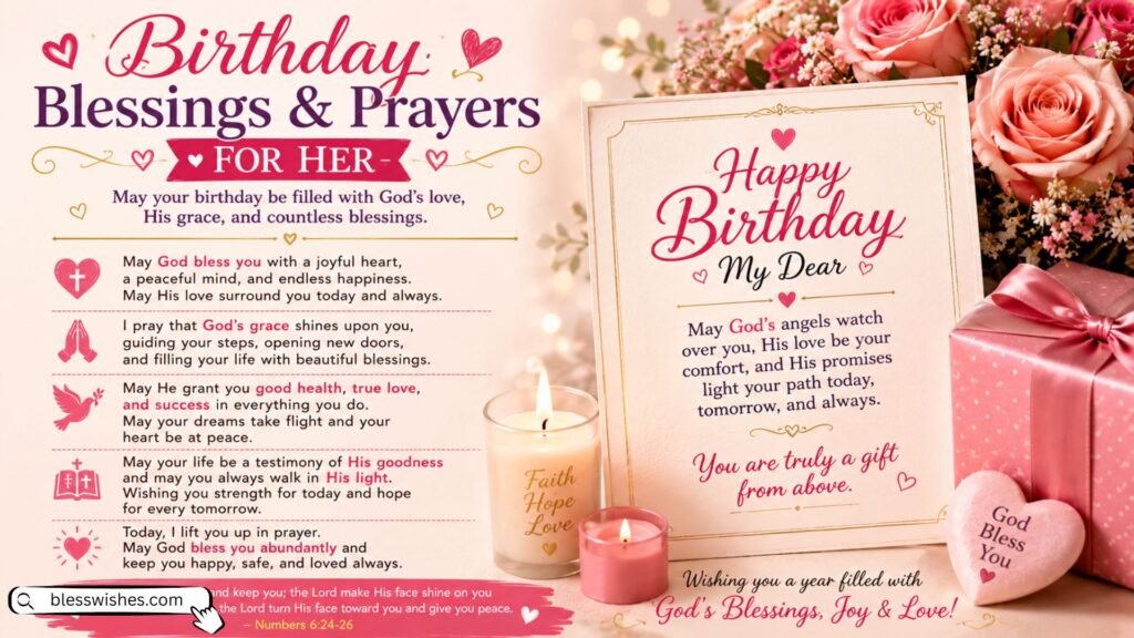 Birthday Blessings & Prayers for Her