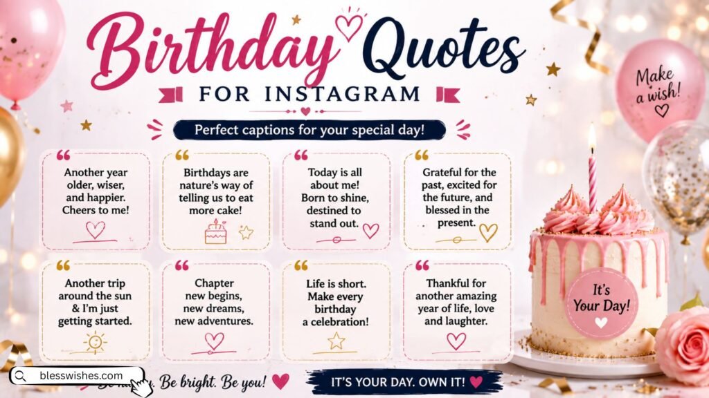Birthday Quotes For Instagram