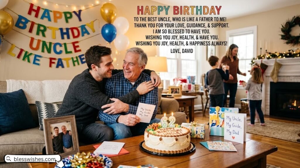 Birthday Wishes for Uncle Like Father