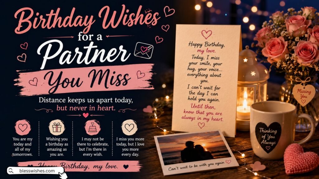 Birthday Wishes for a Partner You Miss
