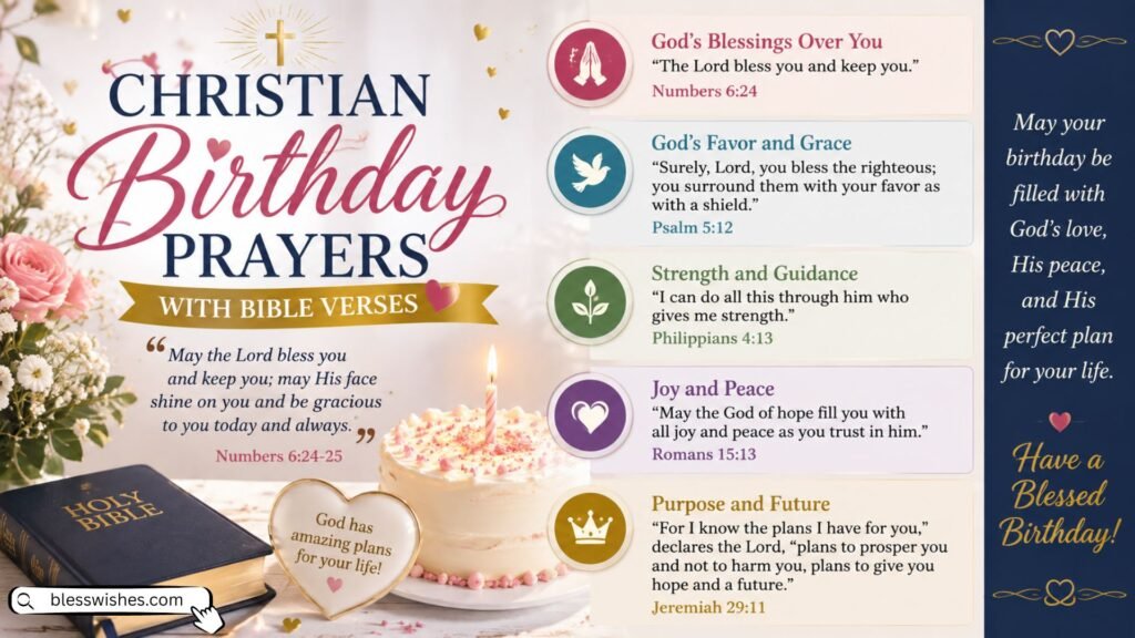 Christian Birthday Prayers With Bible Verses