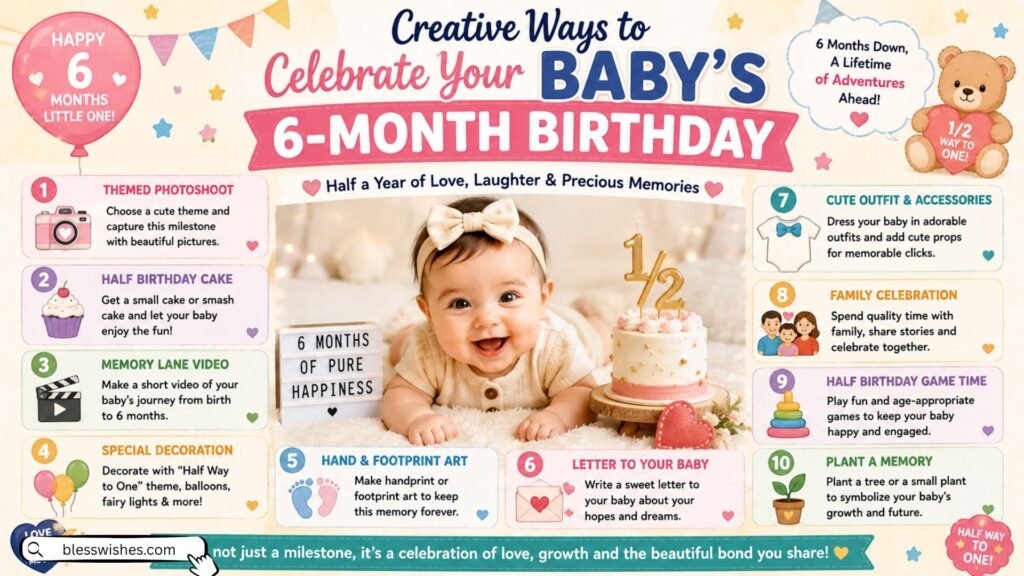Creative Ways to Celebrate Your Baby s 6-Month Birthday