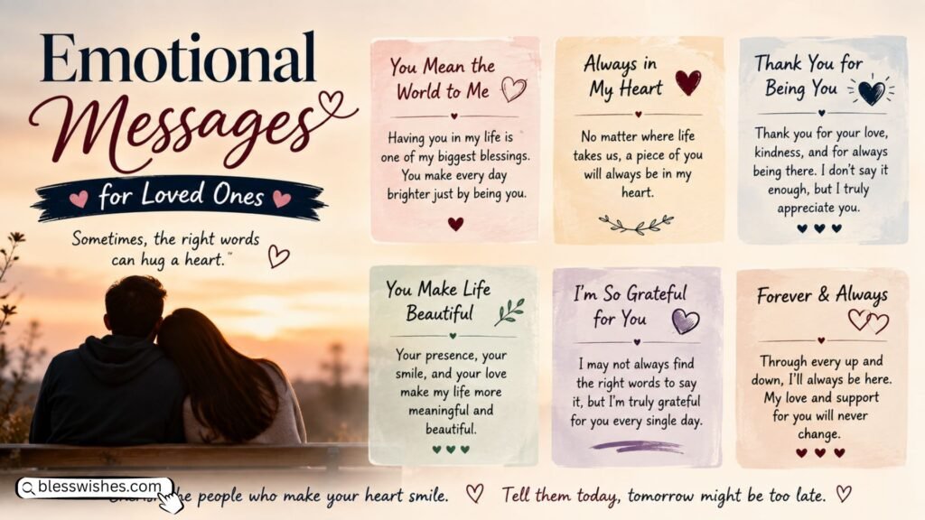 Emotional Messages for Loved Ones