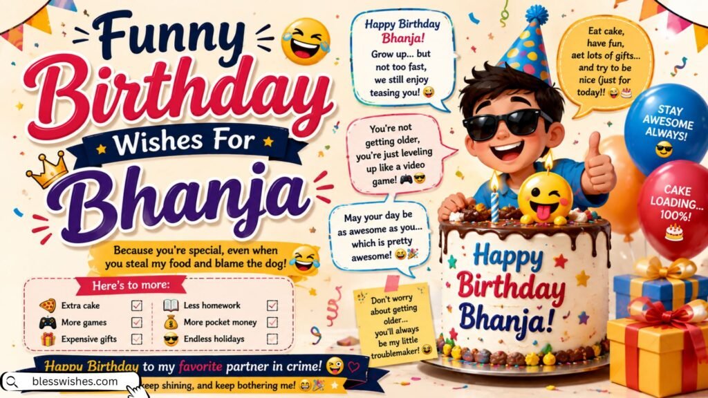 Funny Birthday Wishes For Bhanja