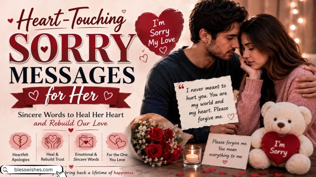 Heart-Touching Sorry Messages for Her