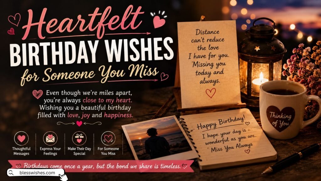 Heartfelt Birthday Wishes for Someone You Miss