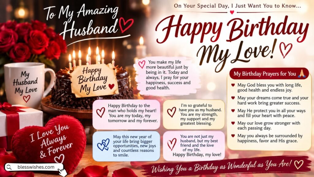 Long Birthday Prayers for Husband