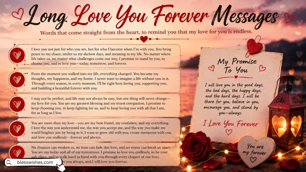 Long Love You Forever Messages