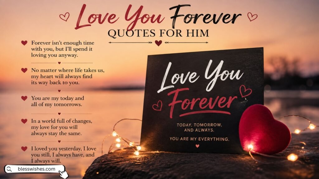 Love You Forever Quotes for Him