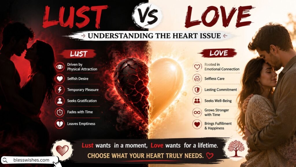 Lust vs Love – Understanding the Heart Issue