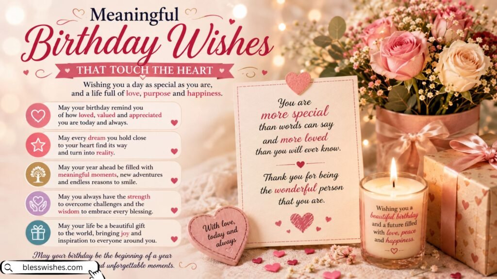 Meaningful Birthday Wishes That Touch the Heart