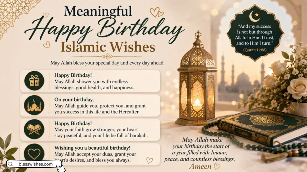Meaningful Happy Birthday Islamic Wishes