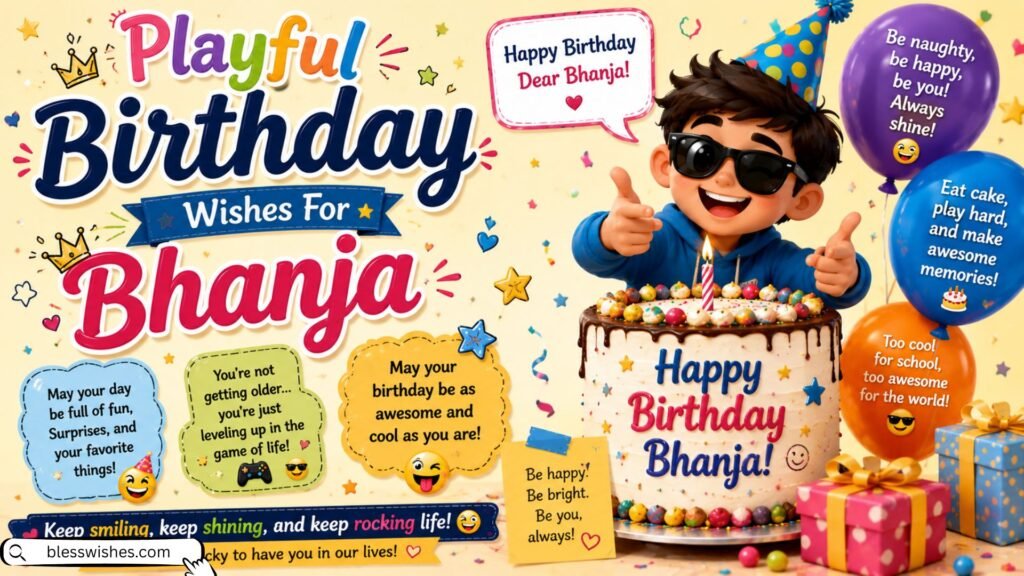 Playful Birthday Wishes For Bhanja