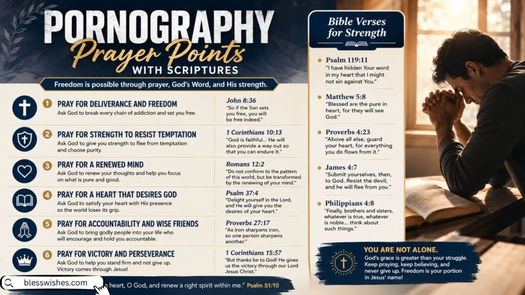 Pornography Prayer Points with Scriptures