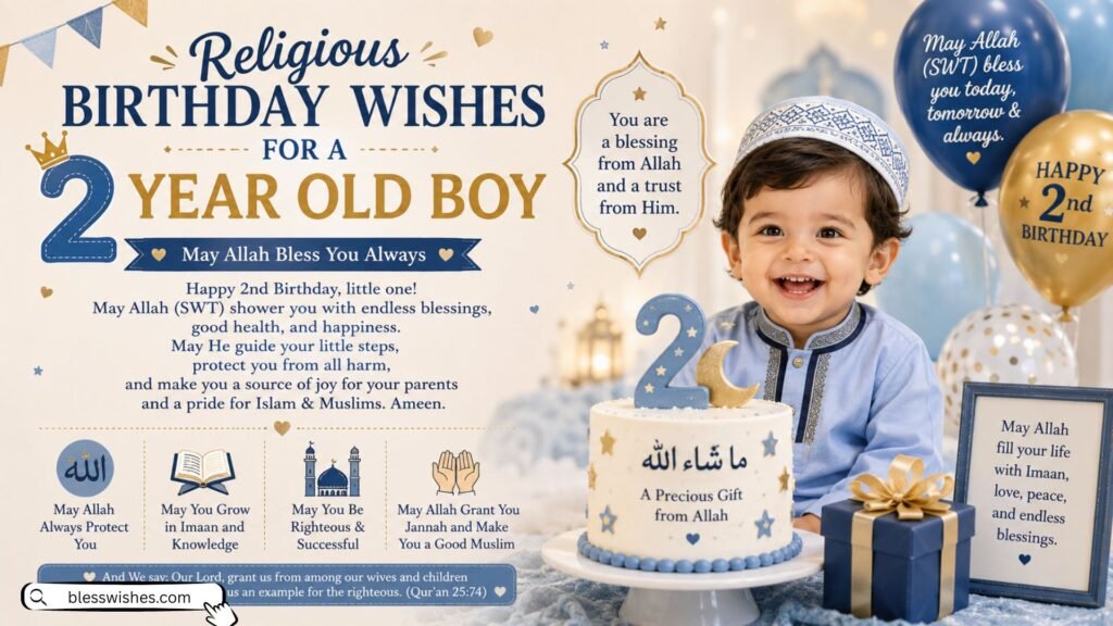 Religious Birthday Wishes for a 2 Year Old Boy