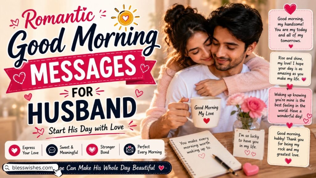 Romantic Good Morning Messages For Husband