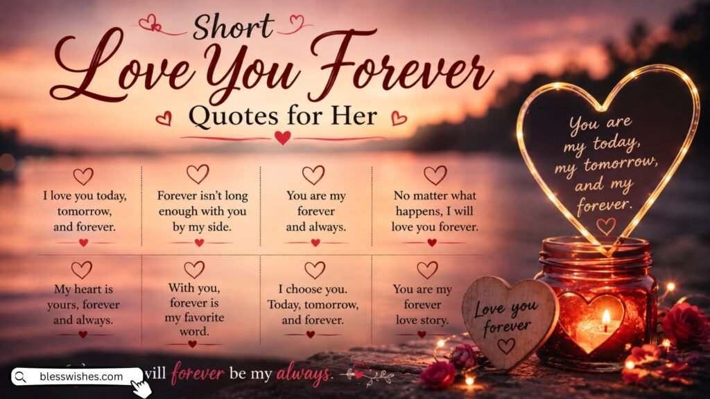 Short Love You Forever Quotes for Her
