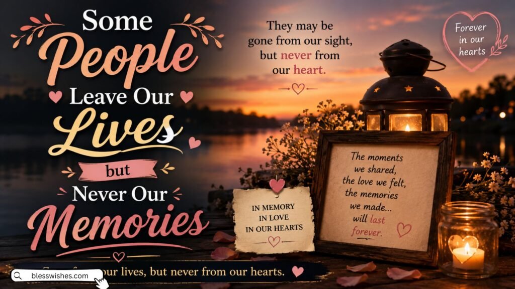 Some People Leave Our Lives but Never Our Memories
