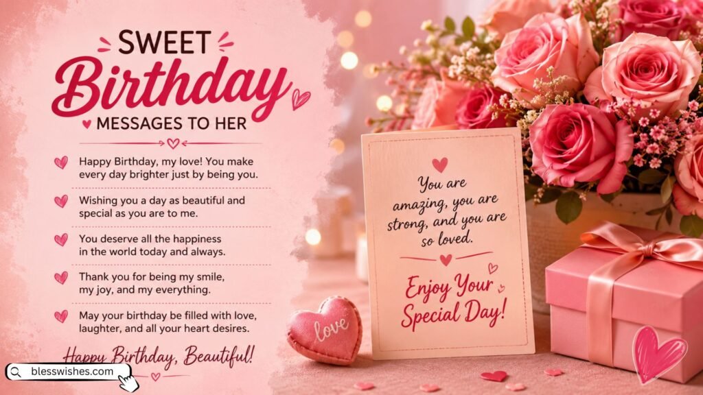 Sweet Birthday Messages to Her