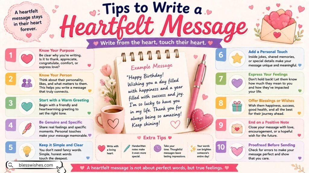 Tips to Write a Heartfelt Message
