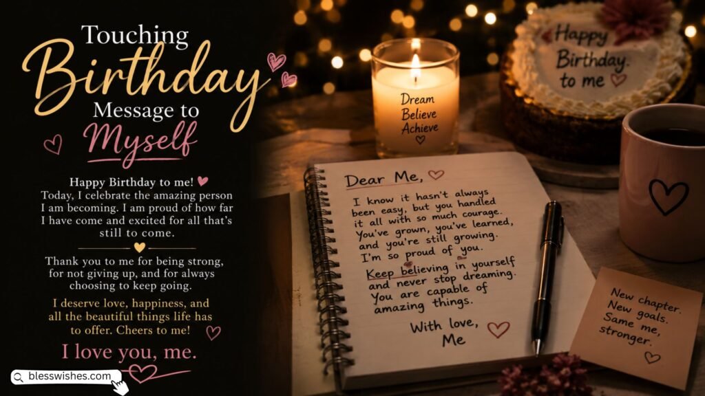 Touching Birthday Message to Myself