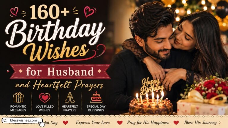 160+ Birthday Wishes for Husband and Heartfelt Prayers