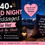 240+ Good Night Messages for Her to Touch the Heart