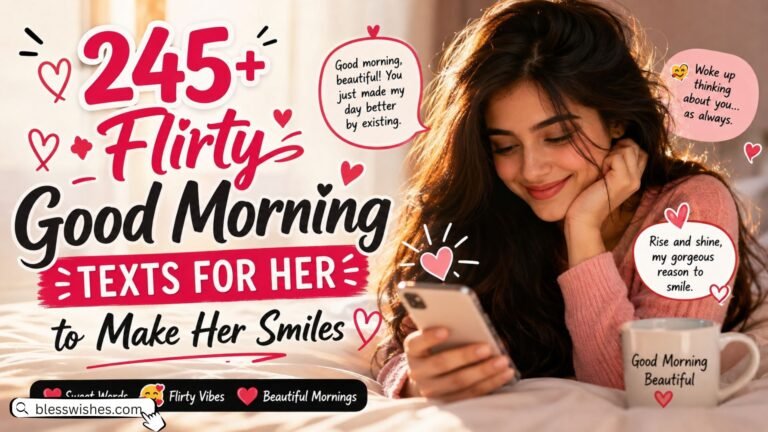 245+ Flirty Good Morning Texts for Her to Make Her Smiles