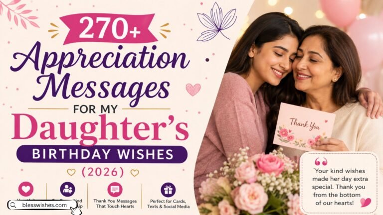 270+ Appreciation Messages for My Daughter s Birthday Wishes (2026)