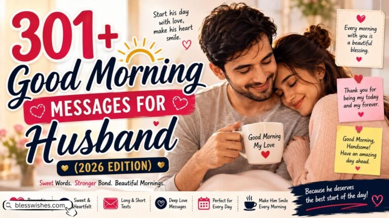 301+ Good Morning Messages for Husband (2026 Edition) 
