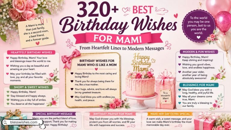 320+ Best Birthday Wishes for Mami From Heartfelt Lines to Modern Messages