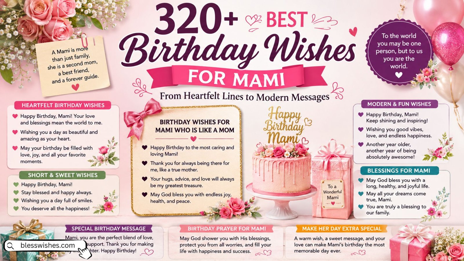 320+ Best Birthday Wishes for Mami From Heartfelt Lines to Modern Messages