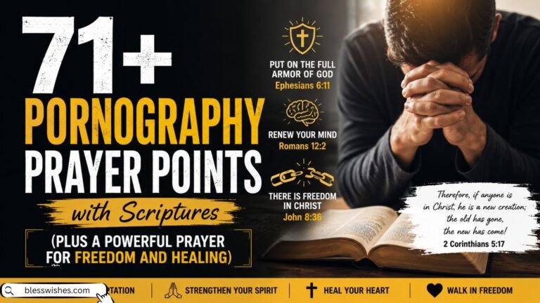 71+ Pornography Prayer Points with Scriptures (Plus a Powerful Prayer for Freedom and Healing)