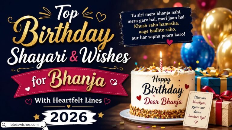 Top Birthday Shayari & Wishes for Bhanja With Heartfelt Lines 2026